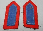 WW2 MILITARY GENDARMARIE PATCH SHOULDER PAIR WORLD WAR II BADGE