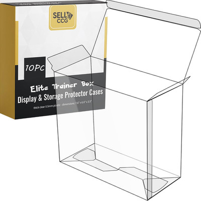 10/20PCS Pokemon ETB Protector Casec- Elite Trainer Box Plastic Protectors