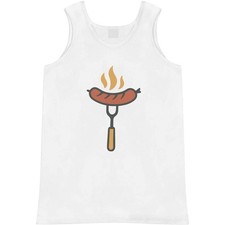 'Cooked BBQ Sausage' Adult Vest / Tank Top AV056190 