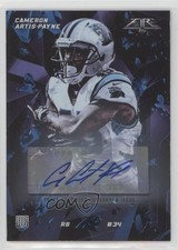 2015 Topps Fire Rookies Purple Auto 10/50 Cameron Artis-Payne #26 Auto 3c7