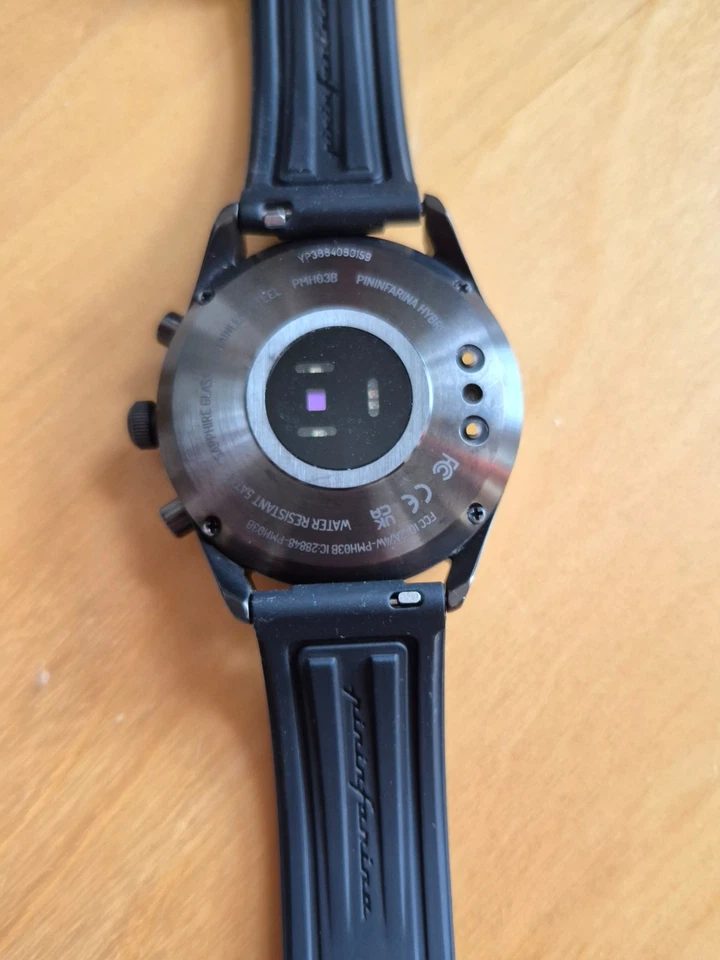 Smartwatch Pininfarina Sintesi Sport Hybrid   Analoguhr mit FKM-Armband, Digital - Bild 4 von 4