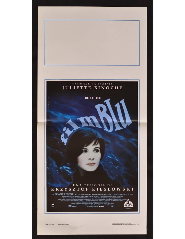 Locandina di Tre colori - Film Blu (1993)