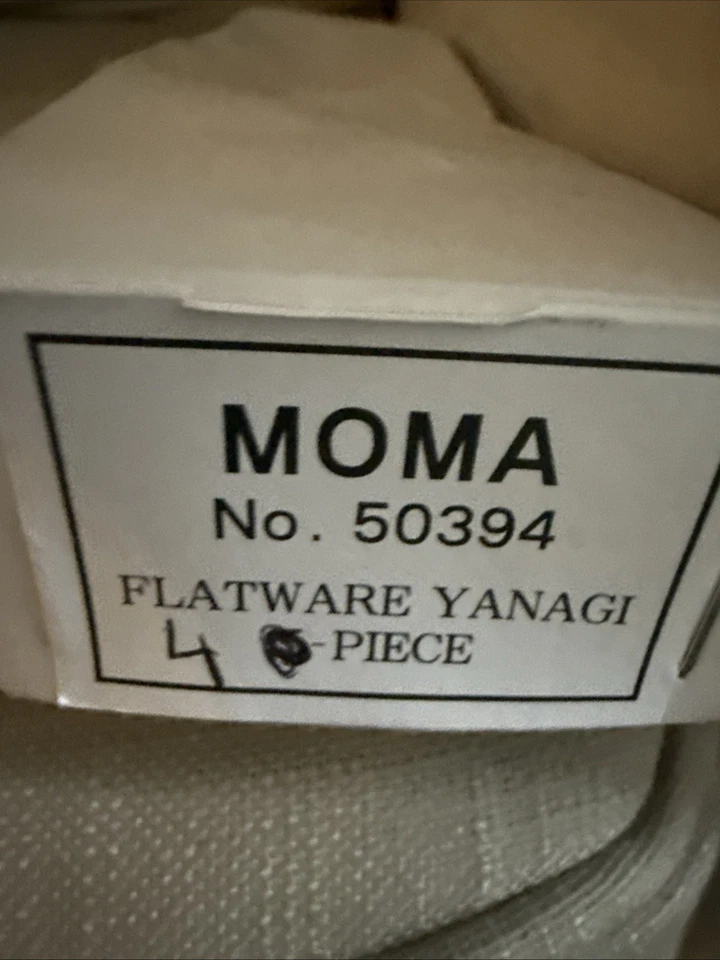 Juego de 4 piezas de tenedor de cena cuchillo de cubiertos Sori Yanagi Foto 2 de 4