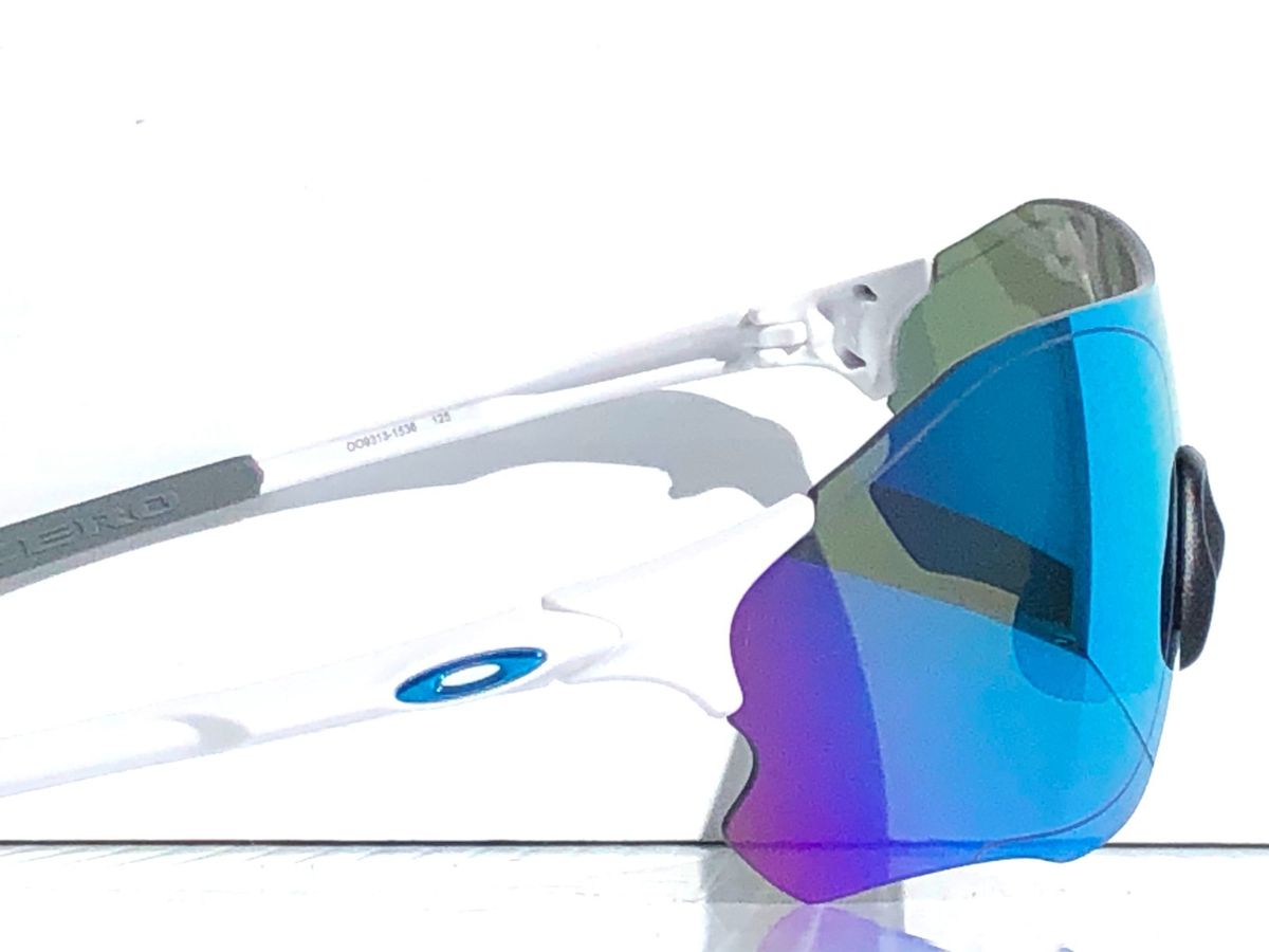 o*読様 OAKLEY 迷彩柄M ホワイトM ブルーL 3枚セット NEW Oakley EVZERO PATH Shiny White PRIZM Sapphire Lens Sunglass