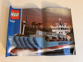 LEGO 10152 2005 Edition Maersk Sealand W/ Box & Instructions VINTAGE RARE