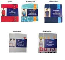 Champion Youth Boy's Soft Short Sleeve Everyday Chest Graphic Logo Tee