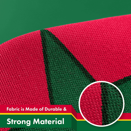 Confezione da 10: Bandiera Dominicana Dominicana 3x5 Ft LiteWeave Pro Series Stampata - Foto 4 di 5
