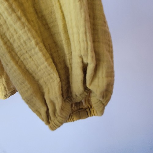 C&C California Women’s top size XL 3/4 Sleeve Gauze Crinkle Boat Neck - Picture 5 of 7