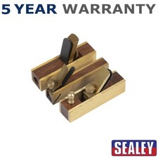 Sealey Mini Brass Plane Set 3pc MBP03