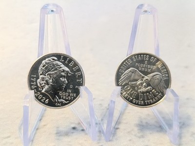 USA 2026  1 Dime  Emerging Liberty Dime   1776-2026  (P&D) 2 Münzen UNC