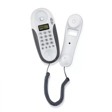 TELEFONO FISSO A MURO BRONDI KENOBY CID CON FILO CASA UFFICIO BIANCO GRIGIO