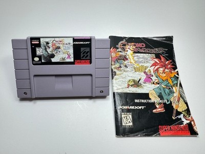 Chrono Trigger (Super Nintendo SNES)Authentic Cartridge With  Manual  ''READ''