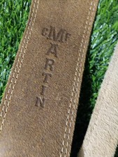 Martin Ball Leather Guitar Strap Distressed Suede Model 18A0027