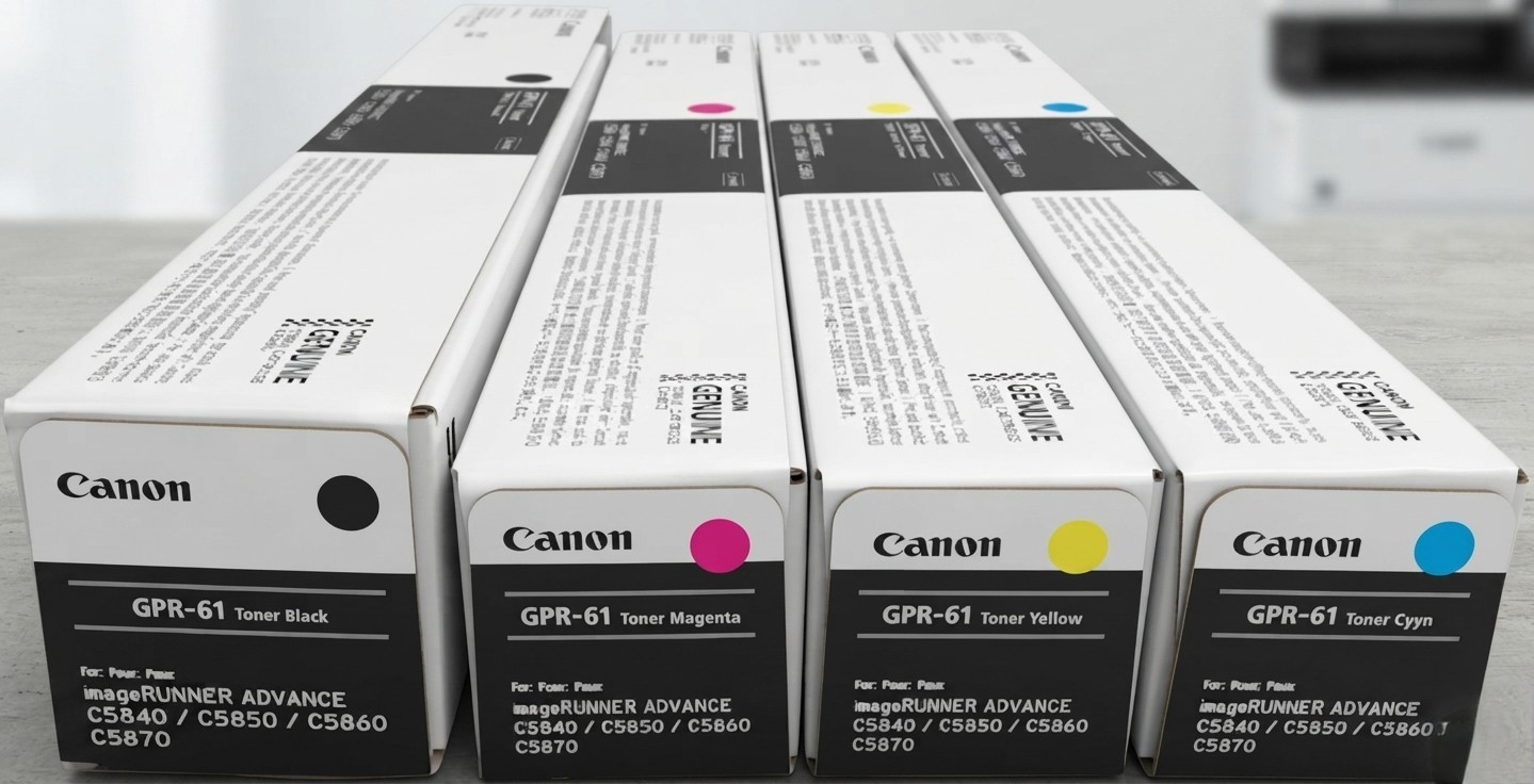 GPR-61 SET GENUINE CANON TONER