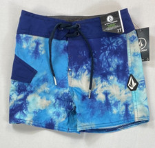 Boy's Volcom MOD Tech Board Shorts Swim Adjustable Inner Waistband NEW Size 2T