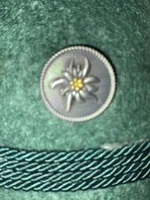 Edelweiss Mountain Troop Round German Military/Oktoberfest Hat Pin