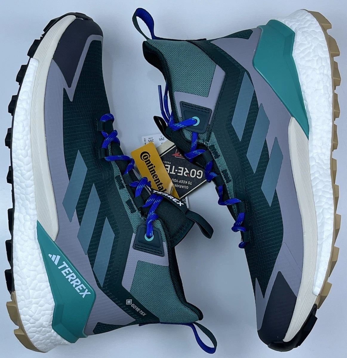 Adidas Terrex x Free Hiker 2.0 Gore-Tex Men Size 9.5 Aurora Teal Shoes JQ9900 Shoes - Terrex Free Hiker 2.0 Gore-Tex Hiking Shoes - Green  main image 3