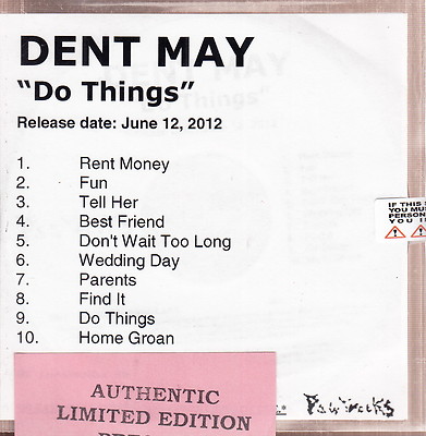 dent may do things cd promo new