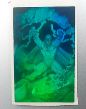 VTG Polaroid 3-D 90's Holograms Prototypes - MAGNETO - Marvel Superhero 3.5x2.5"