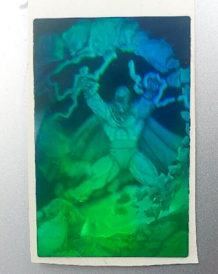 希少 90s ポラロイド MARVEL 3Dレーザーホログラム ステッカー VTG Polaroid 3-D 90's Hologram Sticker - MAGNETO - Marvel