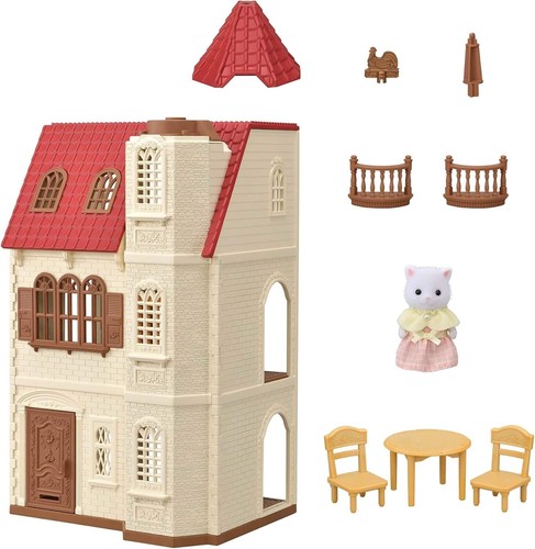 Sylvanian Families Calico Critters ha-49 Red Roof House with Elevator from Japan - Picture 2 of 10