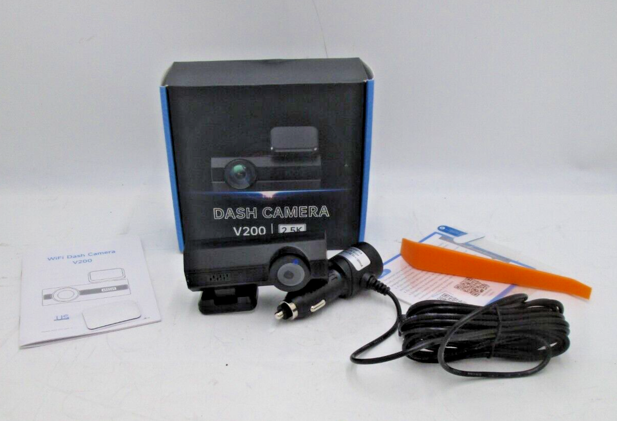 Front Dash Cam 2.5K 1440P with APP WiFi Night Vision Mini Car Camera-image