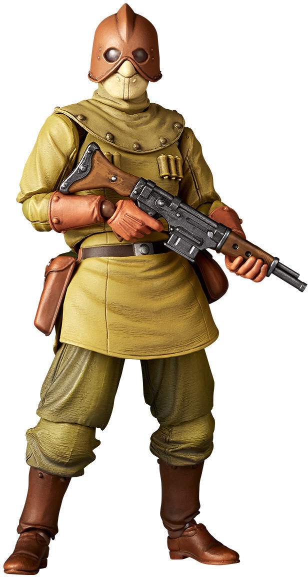 Revoltech Nausicaä Takeya Shiki Jizai Okimono Torumekian Commando