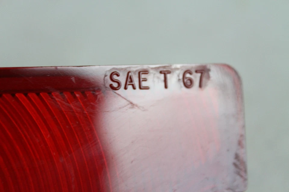 GM OEM Delco Guide 1967 Chevrolet Caprice Station Wagon Tail Light Lamp Lens - Image 4 of 4