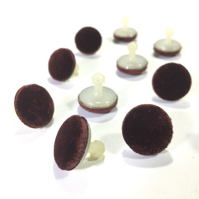 10x INTERIOR MAROON PANEL TRIM CLIPS TOYOTA CORONA 2000 GENUINE NOS