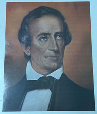 President John Tyler 11 x 14 Portrait Sam Patrick Bowmar Historical Art Print US