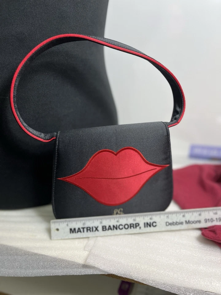 BOLSO DE MANO LULU GUINNESS LIPS KISS & TELL Foto 4 de 4
