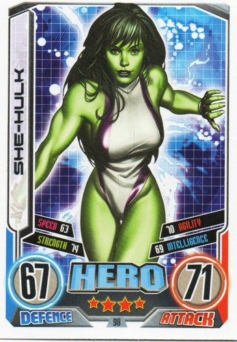 Marvel Universe Hero Attax 2012 einzelne Sammelkarten - Bild 72 von 155