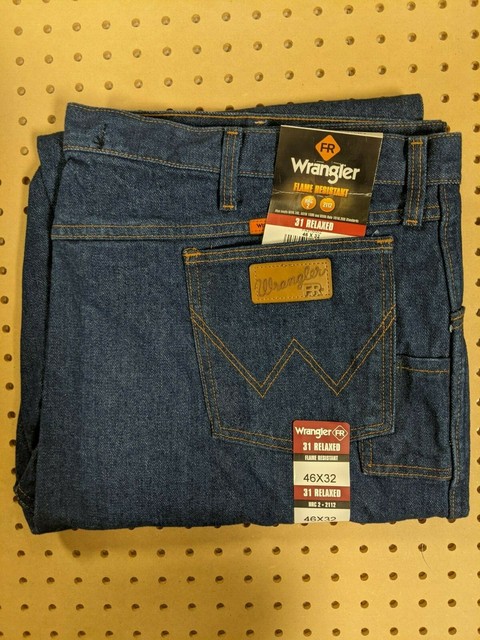 Mens 40x34 Wrangler FR Jeans 13 