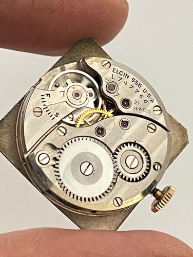 Vintage Antique LORD ELGIN Watch 14k Gold Filled Elgin USA 21 Jewels PATINA - Picture 8 of 24