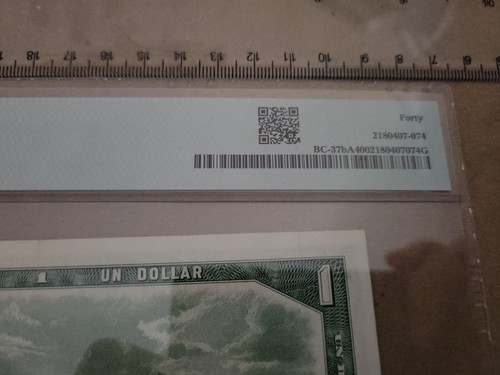 🇨🇦 Canada Dollar 1954 P-74b BC-37b REPLACEMENT STAR Banknote PMG 40 100223-1 - Picture 4 of 5