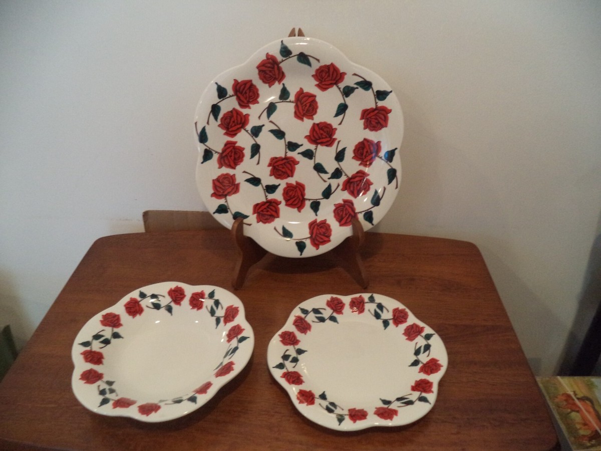Vintage BETTY BOOP Porcelain Red Roses Dinner 11