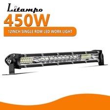 12 Inch Led Light Bar Spot Flood Combo Work Driving Off Road Suv Atv Truck Utv 12 Inch Led Light Bar Spot Flood Combo Work Driving Off Road Suv Atv Truck Utv