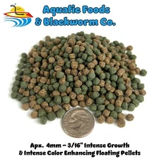 20-lbs 4mm Intense GROWTH & Intense COLOR Enhancing KOI & Pond Fish Pellets
