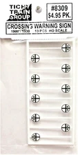 HO Scale Tichy Train Group 8309 Very Early Pre-1930s Crossing Warning pkg (36)