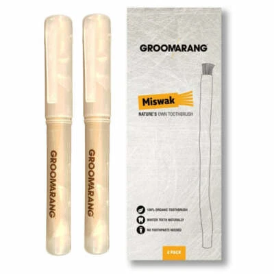 GROOMARANG WAKY MISWAK | All Natural Alternative Toothbrush Miswak Deep Cleaning