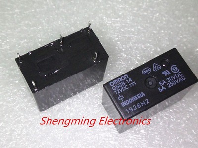 10pcs 12VDC 5pins G5SB-14-12V G5SB-14-DC12V G5SB-14-12VDC 5A 250VAC Relay #D7*