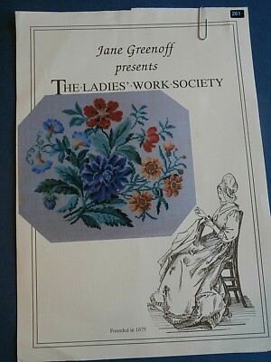 Jane Greenoff Ladies Work Society BERLIN BOUQUET 2 Kreuzstichkartenmuster