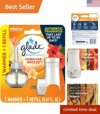 PlugIns Refills Air Freshener Starter Kit, Scented Oil for Home and Bathroom,...