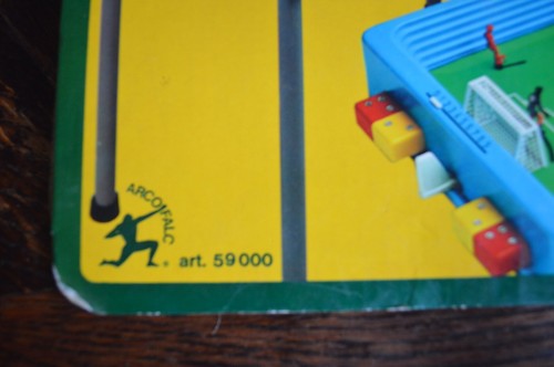 1970'S VINTAGE ARCOFALC DRIBBLING KIT TABLE SOCCER SET of 15 + 1 PLAYERS UNUSED - Picture 6 of 11