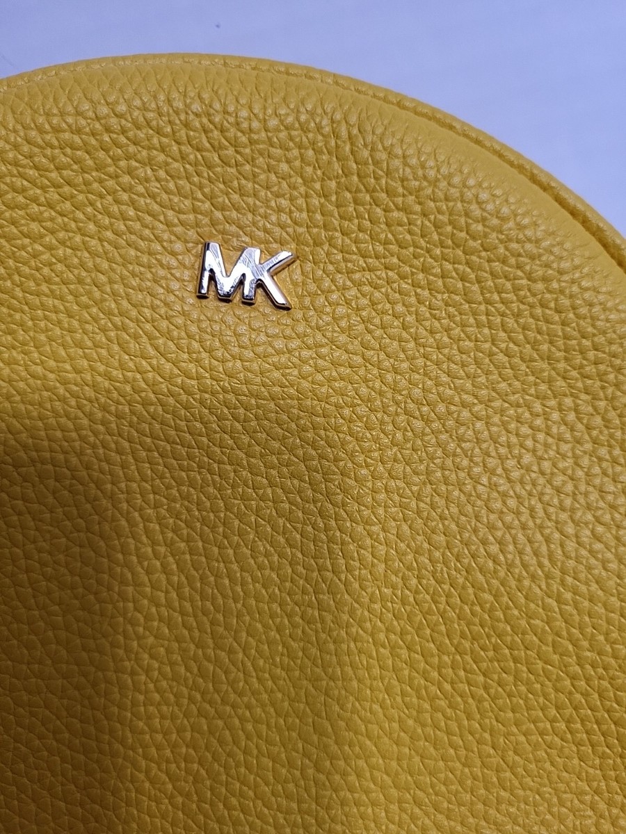New Michael Kors Circle Crossbody Bag Yellow | eBay