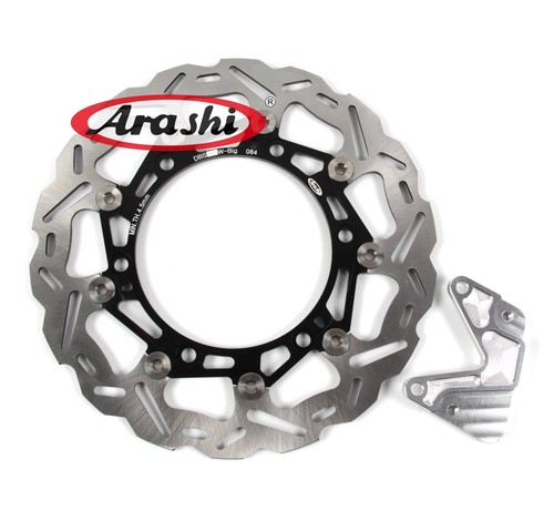 Rotor de disco de freno delantero flotante Arashi para Honda FORZA 250 2008 2009 2010 negro - Imagen 10 de 11