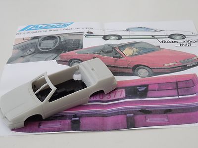 ALEZAN MODELS . KIT 1/43 . CHRYSLER LE BARON CABRIOLET . PACE CAR . INDY 1987
