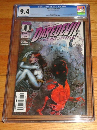 DAREDEVIL V2 #9 CGC 9.4 WHITE 1ST APP ECHO KEY ISSUE