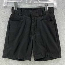 Cambridge Classics Boys Shorts Size 4 Black School Preppy Chino Flat Front