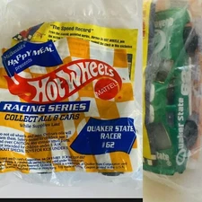 Vintage 1992 McDonalds Mattel Hot Wheels Racing Series Quaker State Racer #62